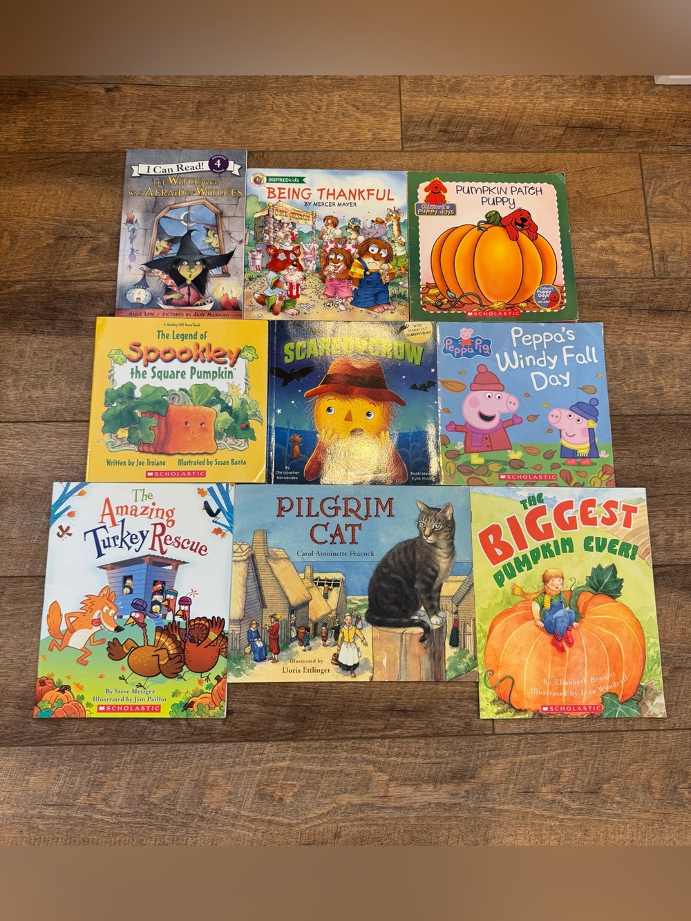 Bundle of Kids Paperback Fall Halloween Thanksgiving Books